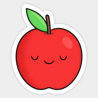 Red Apple Sticker